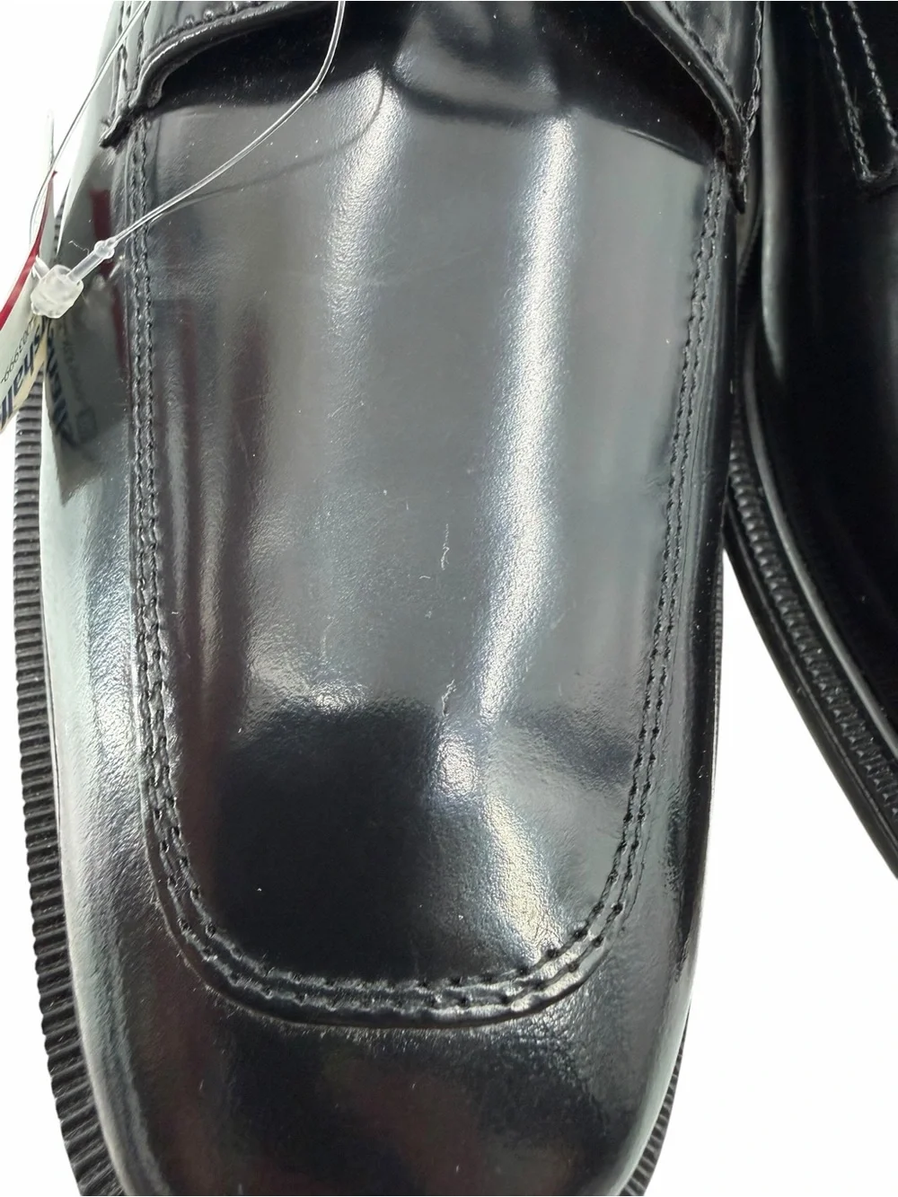 Stacy Adams Men's Black Shoe Lace Square Toe Wing Tip Dress Shoes Size 9.5 New